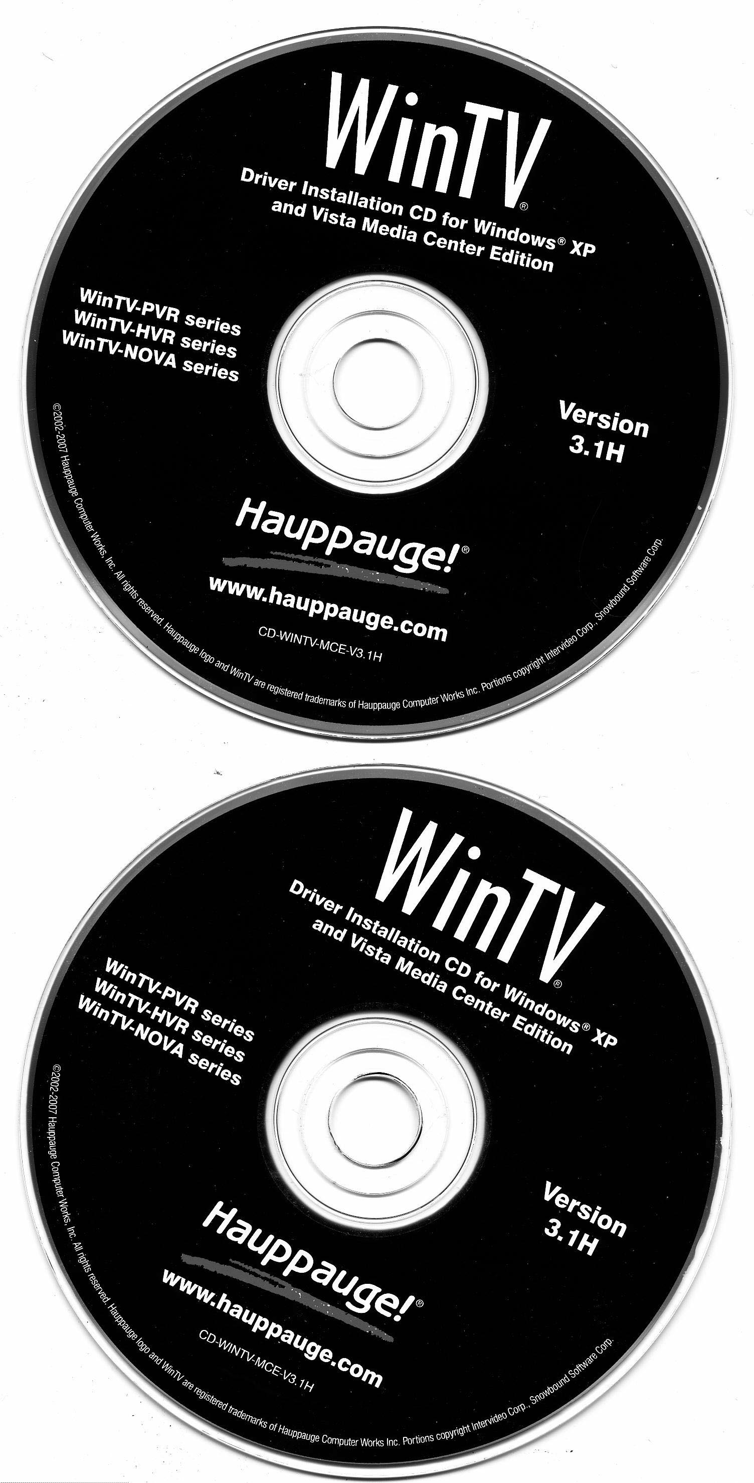 hauppauge wintv 8 serial number